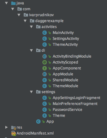 updated app file structure